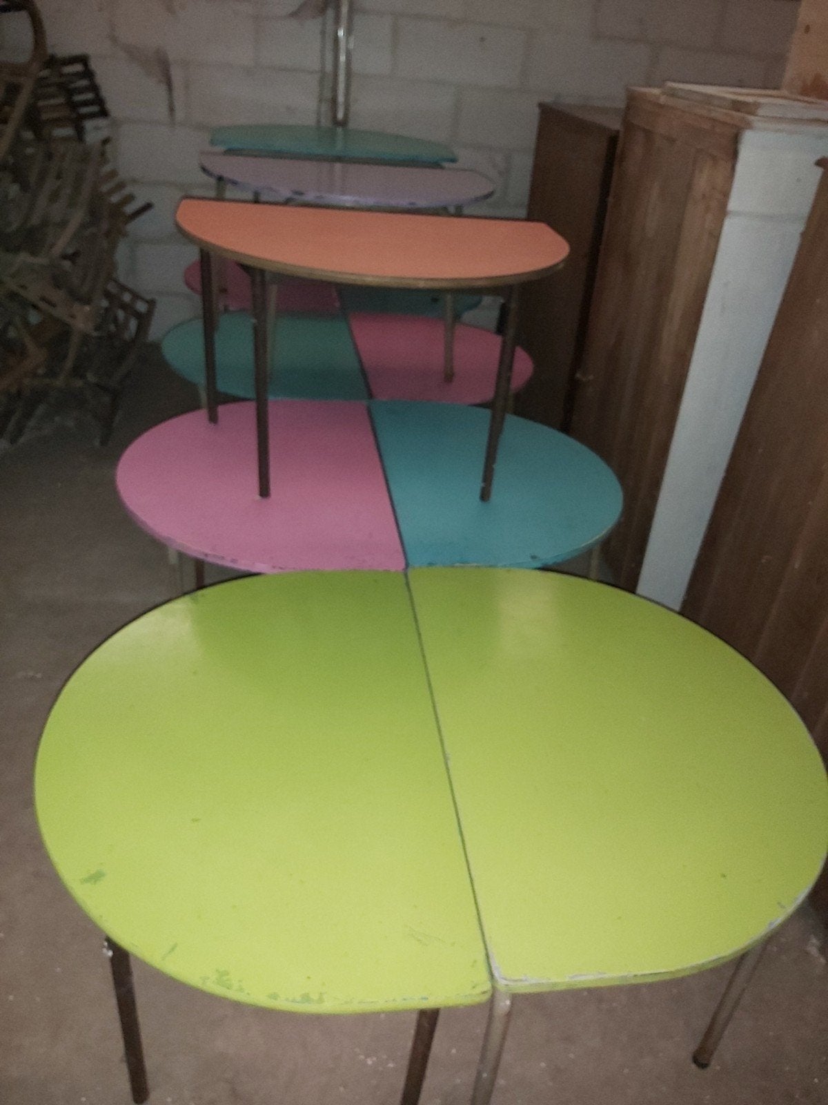 tafel tafeltjes vintage schooltafeltjes., Antiek en Kunst, Ophalen