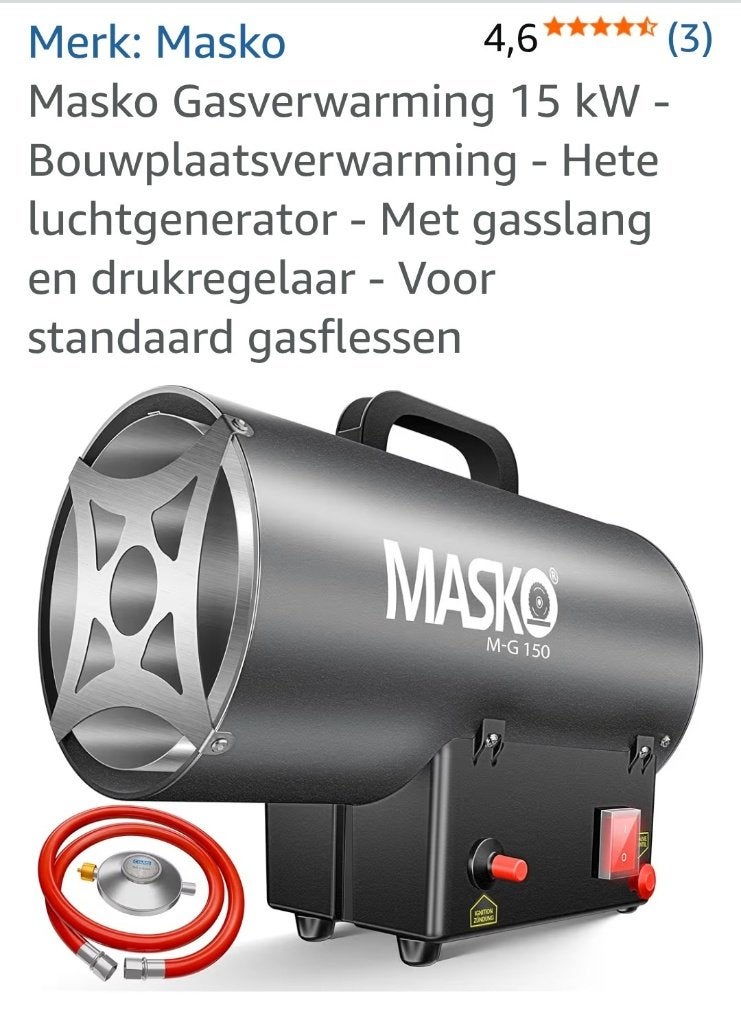 Gasverwarming, Caravans en Kamperen, Ophalen, Nieuw
