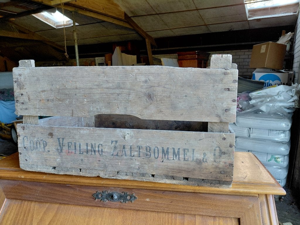 vintage veilingkistjes, Huis en Inrichting, Ophalen, Gebruikt, Overige houtsoorten