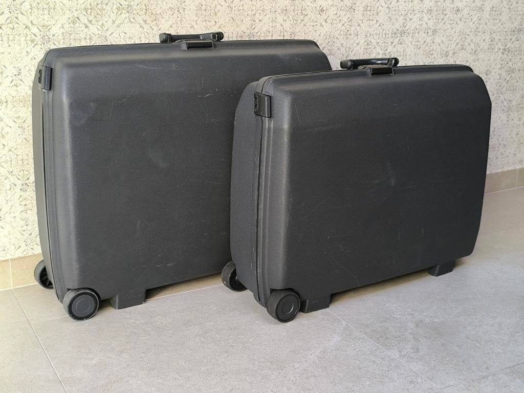 2 x Samsonite reiskoffer (op wieltjes), Gebruikt, Hard kunststof, 70 cm of meer, 55 cm of meer