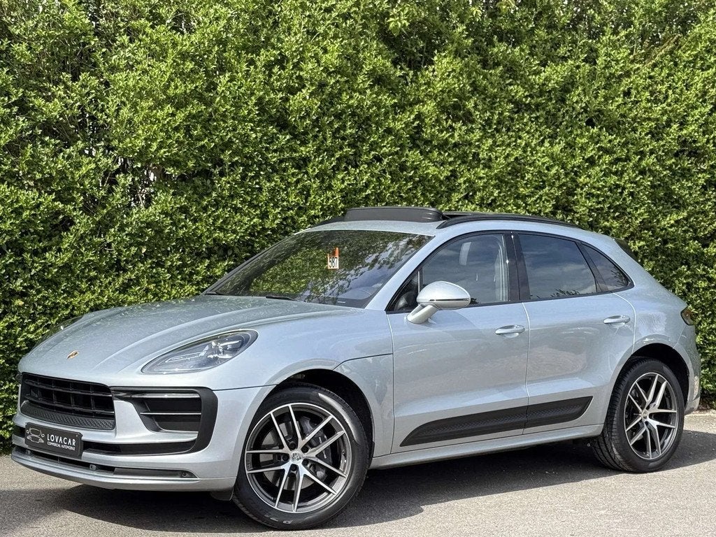 Porsche Macan 2.0 Turbo PDK+NAVI+CAMERA+VOLANT CHAUF+TOIT OU, Autos, Porsche, Cuir, Argent ou Gris, Achat, 199 g/km