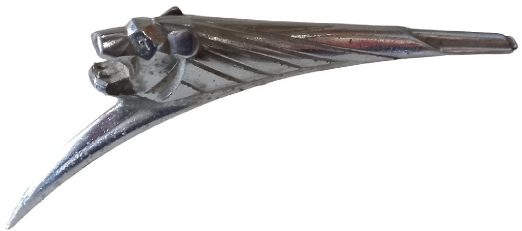 embleem Peugeot 203 leeuwekop 1950., Auto-onderdelen, B, Ophalen of Verzenden, Peugeot, B