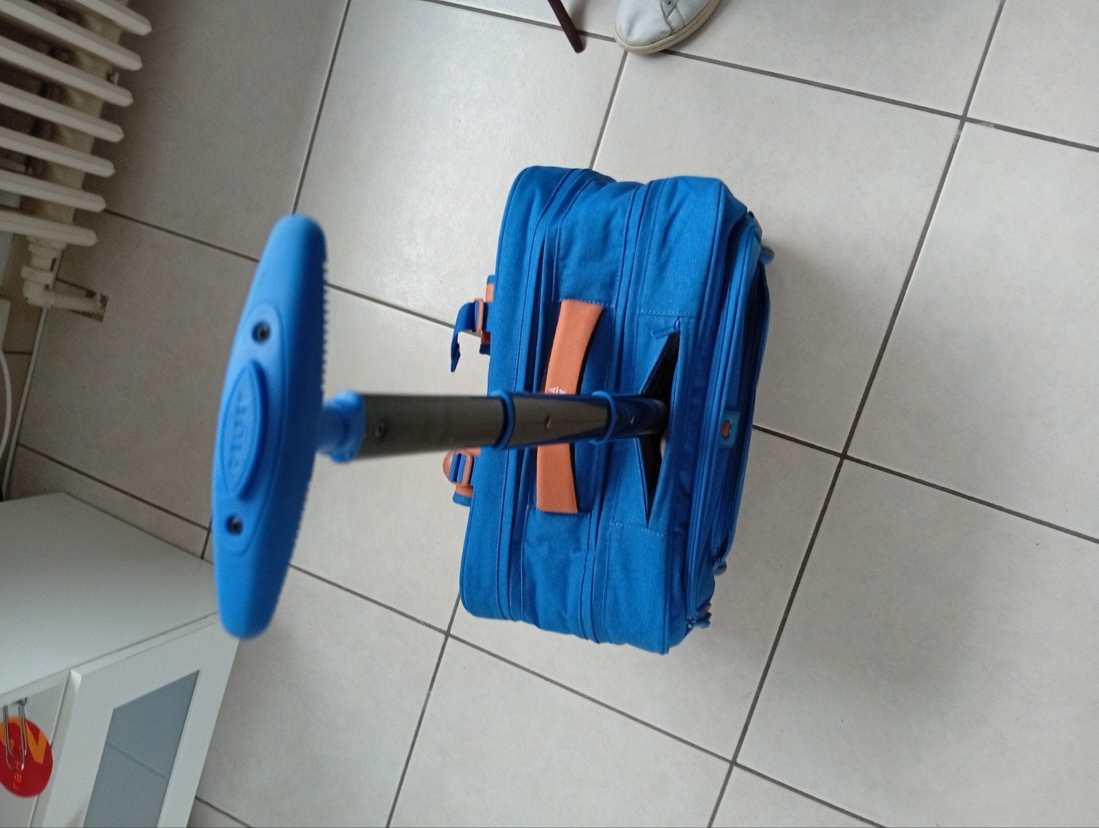 boekentas, blauwe vista delsey trolley boekentas, Enlèvement, Comme neuf