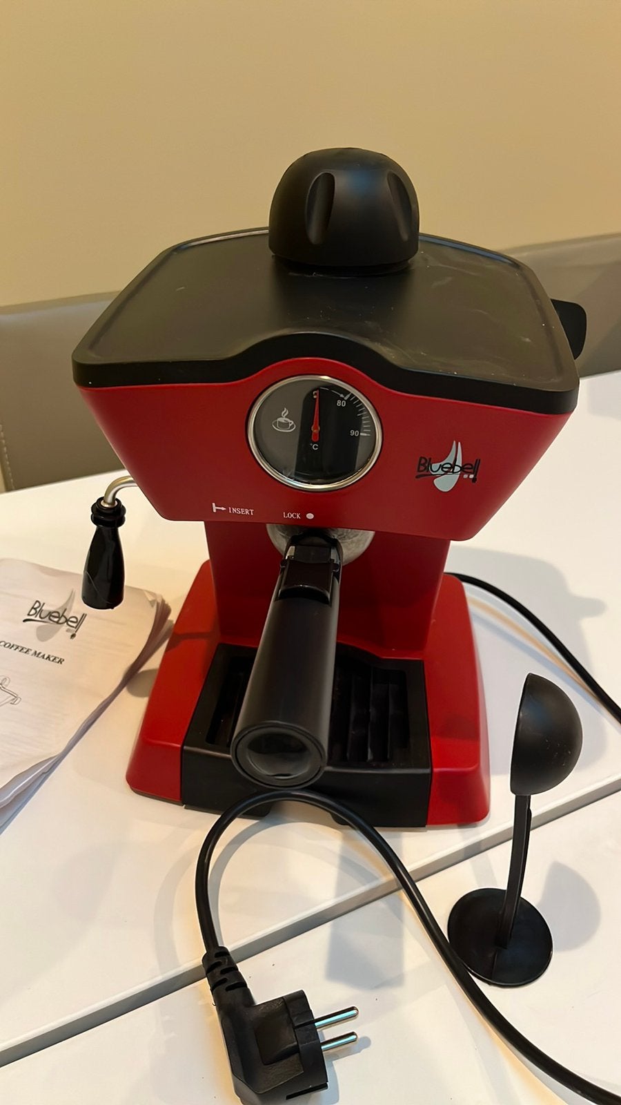Bluebell koffiezetapparaat, Elektronische apparatuur, Koffiezetapparaten, Ophalen, Gebruikt, Espresso apparaat, Koffiepads en cups