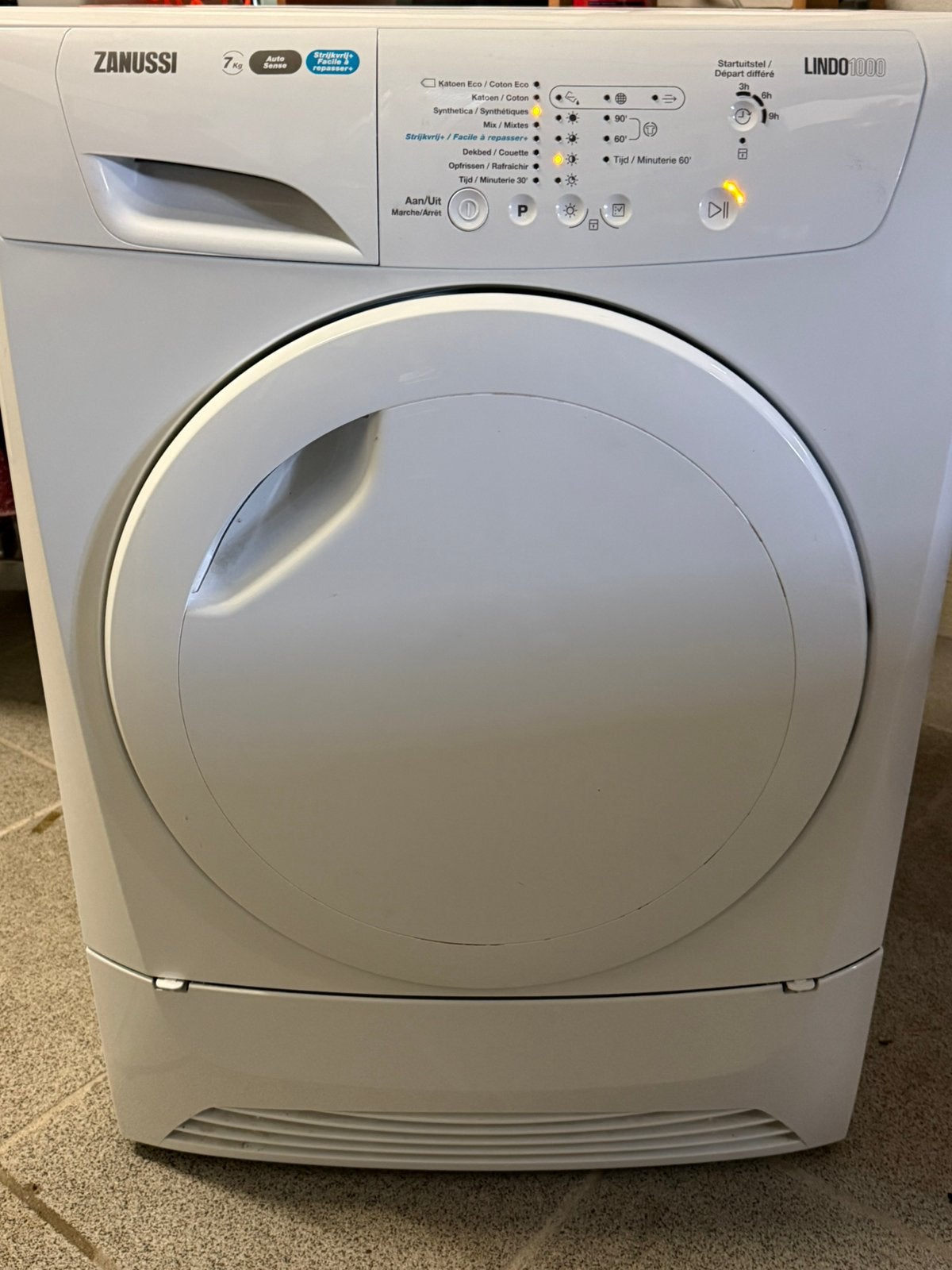 Sèche-linge à condensation Zanussi Lindo 100 (7 kg), Electroménager, 6 à 8 kg, Enlèvement, Comme neuf, À condensation