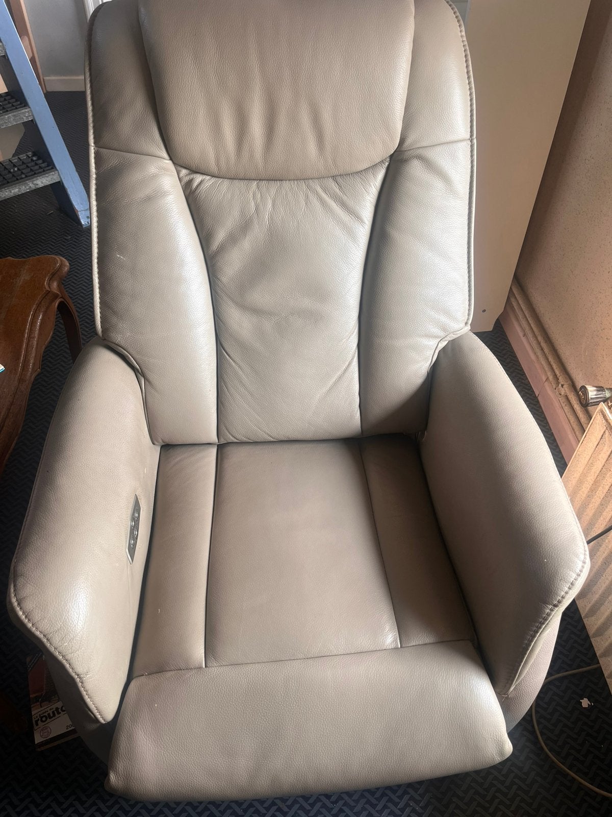 Fauteuil électrique, Maison & Meubles, Enlèvement, Utilisé, Cuir