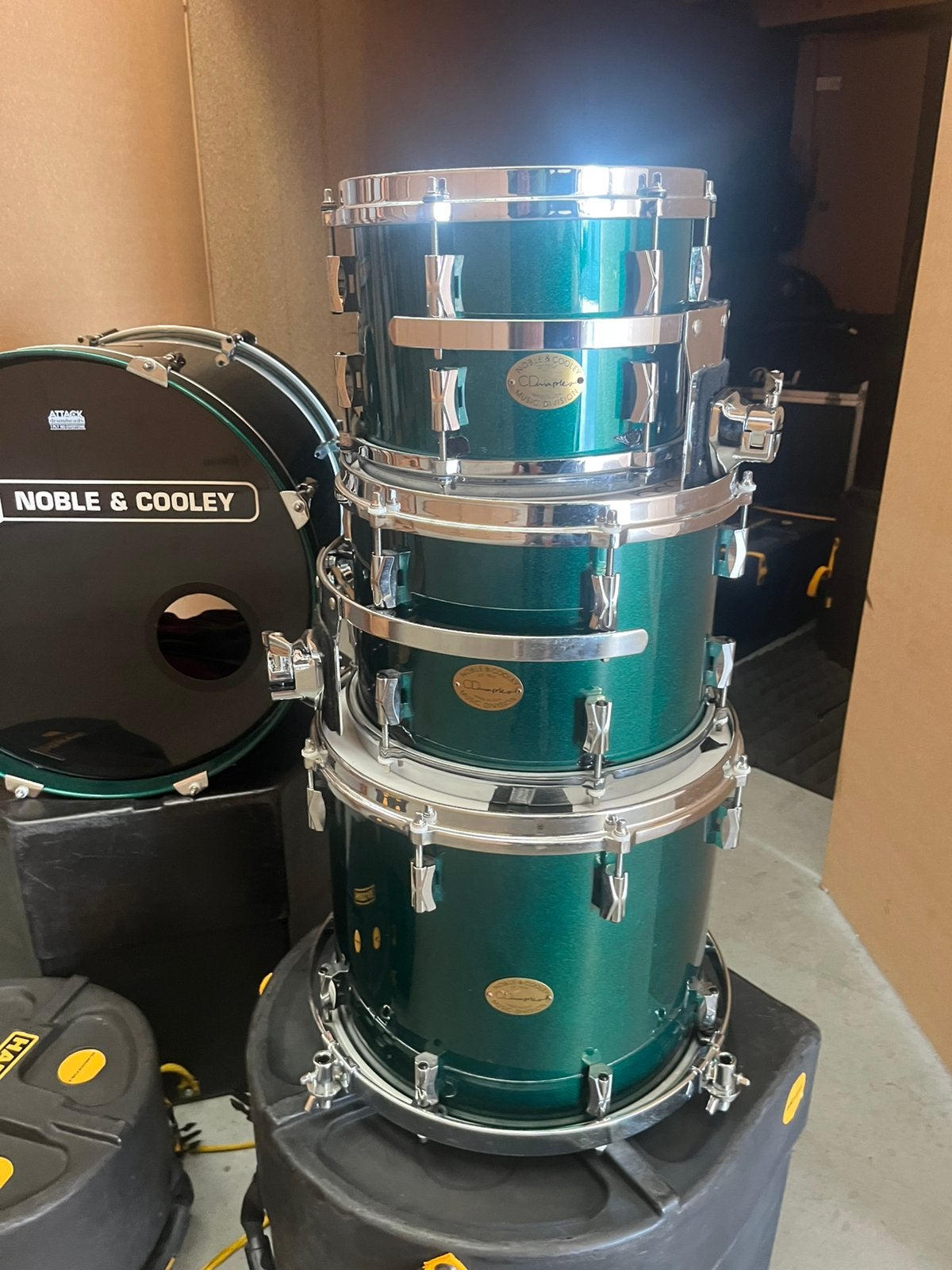 Taye Tour Pro drumset/ noble cooley, Ophalen, Zo goed als nieuw