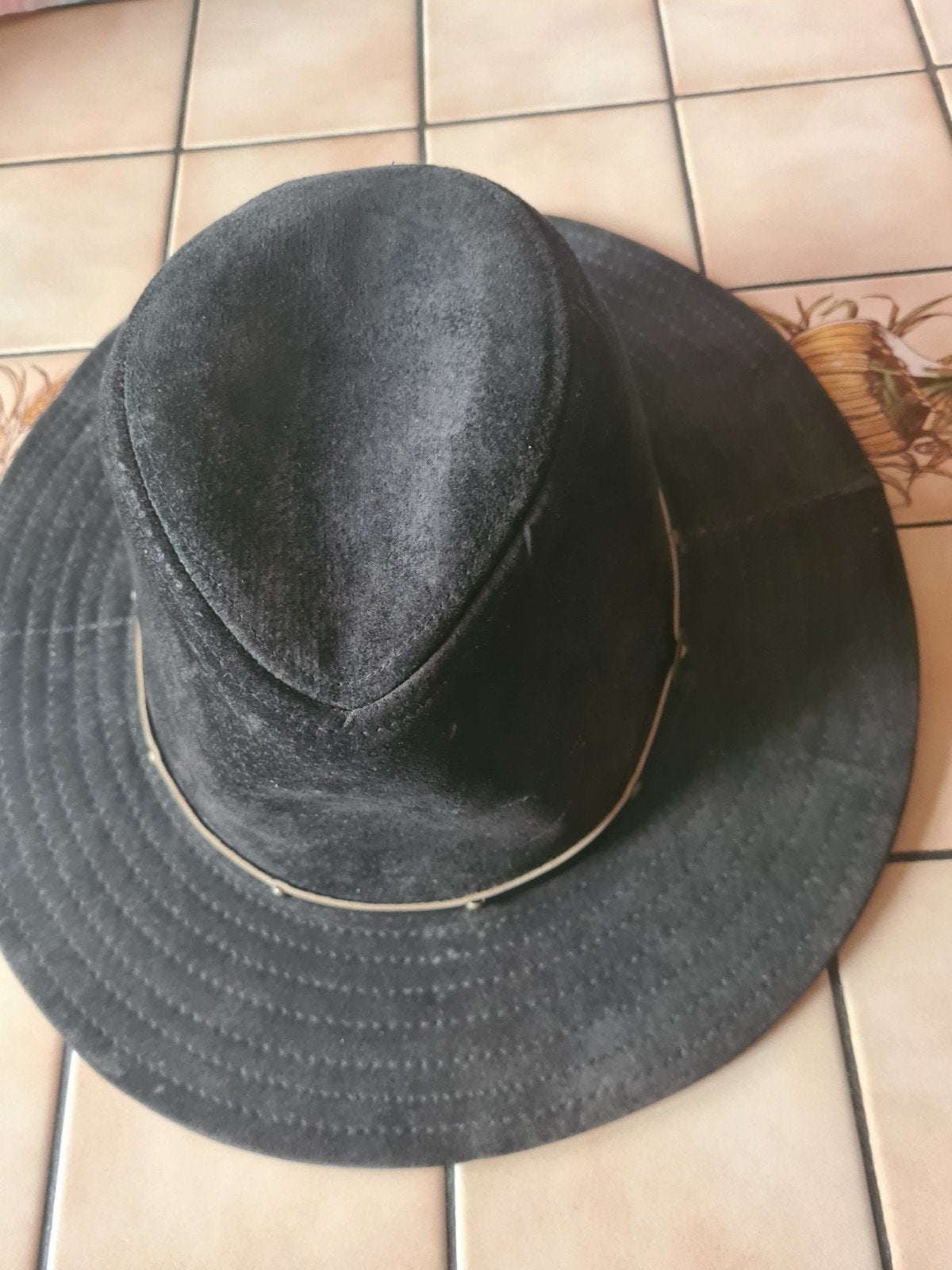 chapeau cuir, Kleding | Dames, Hoeden en Petten, Ophalen, Hoed