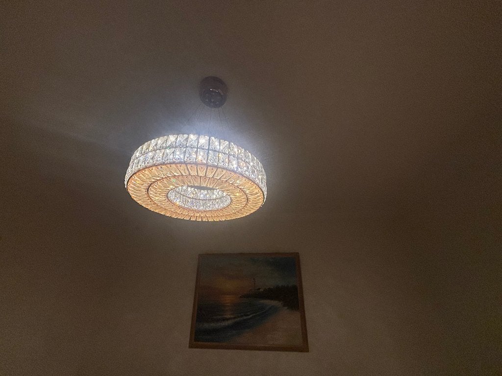 Lustre en cristal, Enlèvement, Comme neuf, Autres matériaux