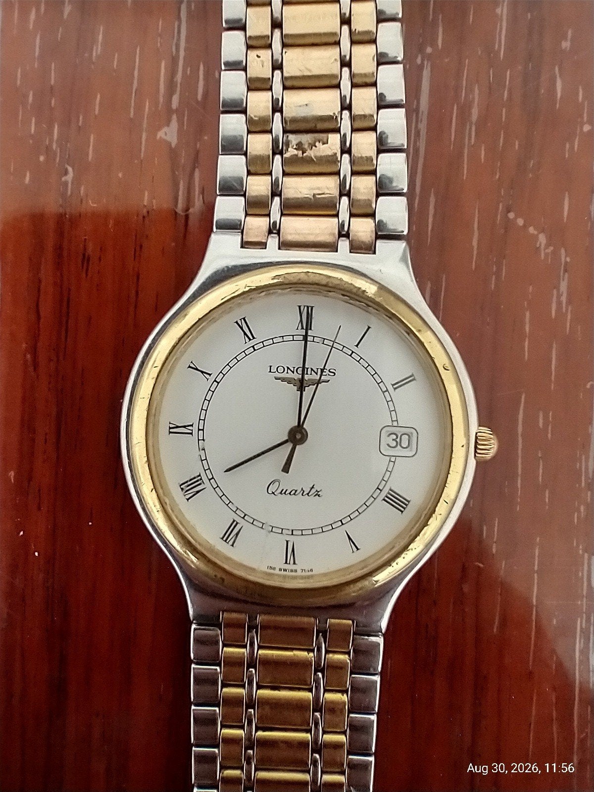 polshorloge Longines, Handtassen en Accessoires, Horloges | Heren, Ophalen of Verzenden, Gebruikt, Polshorloge
