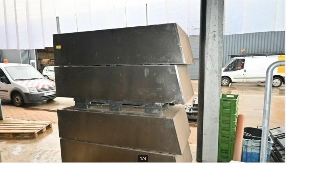 Locker/garderobe kasten RVS, Ophalen, Gebruikt, Industrie