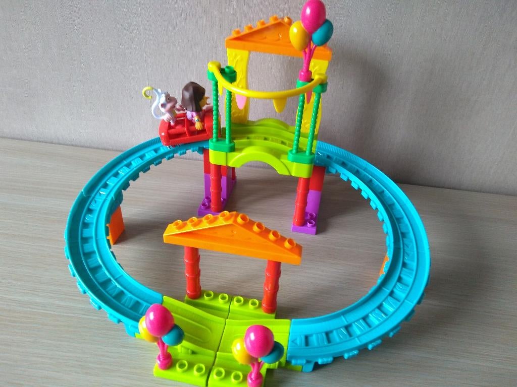 ☼ Dora 's Roller Coaster Adventure (Mega Bloks), Kinderen en Baby's, Ophalen of Verzenden, Zo goed als nieuw