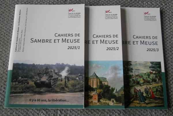 Lot de 3 Numéros des Cahiers de Sambre et Meuse (année 2025), Enlèvement ou Envoi, Utilisé