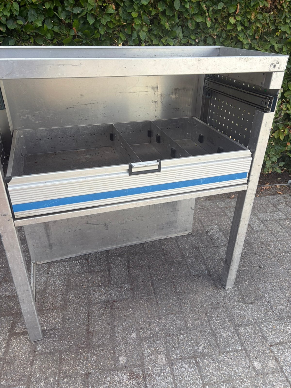 Bestelwagen inrichting, Ophalen, Gebruikt