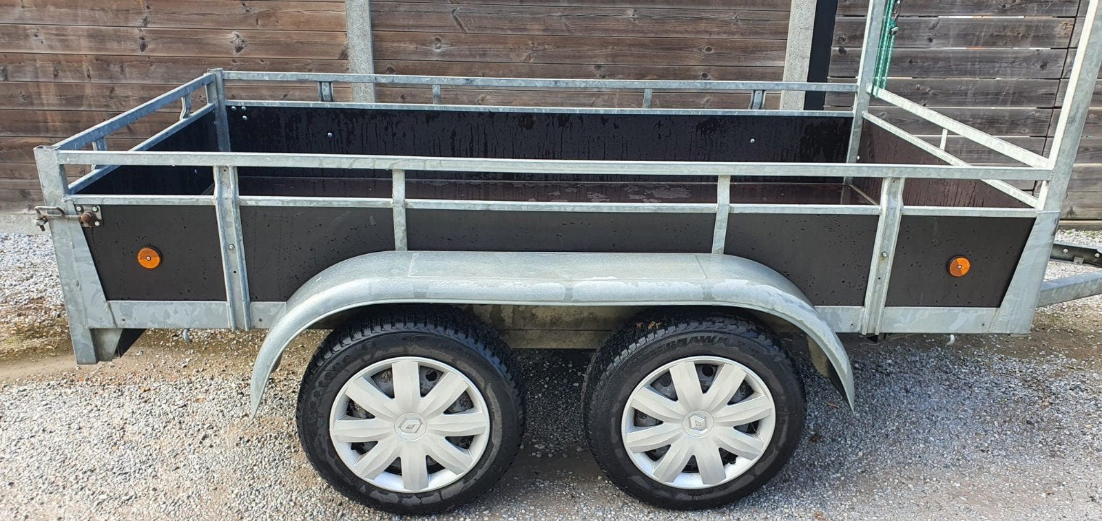 Aanhangwagen dubbelasser Ongeremd 250 x 125, Enlèvement