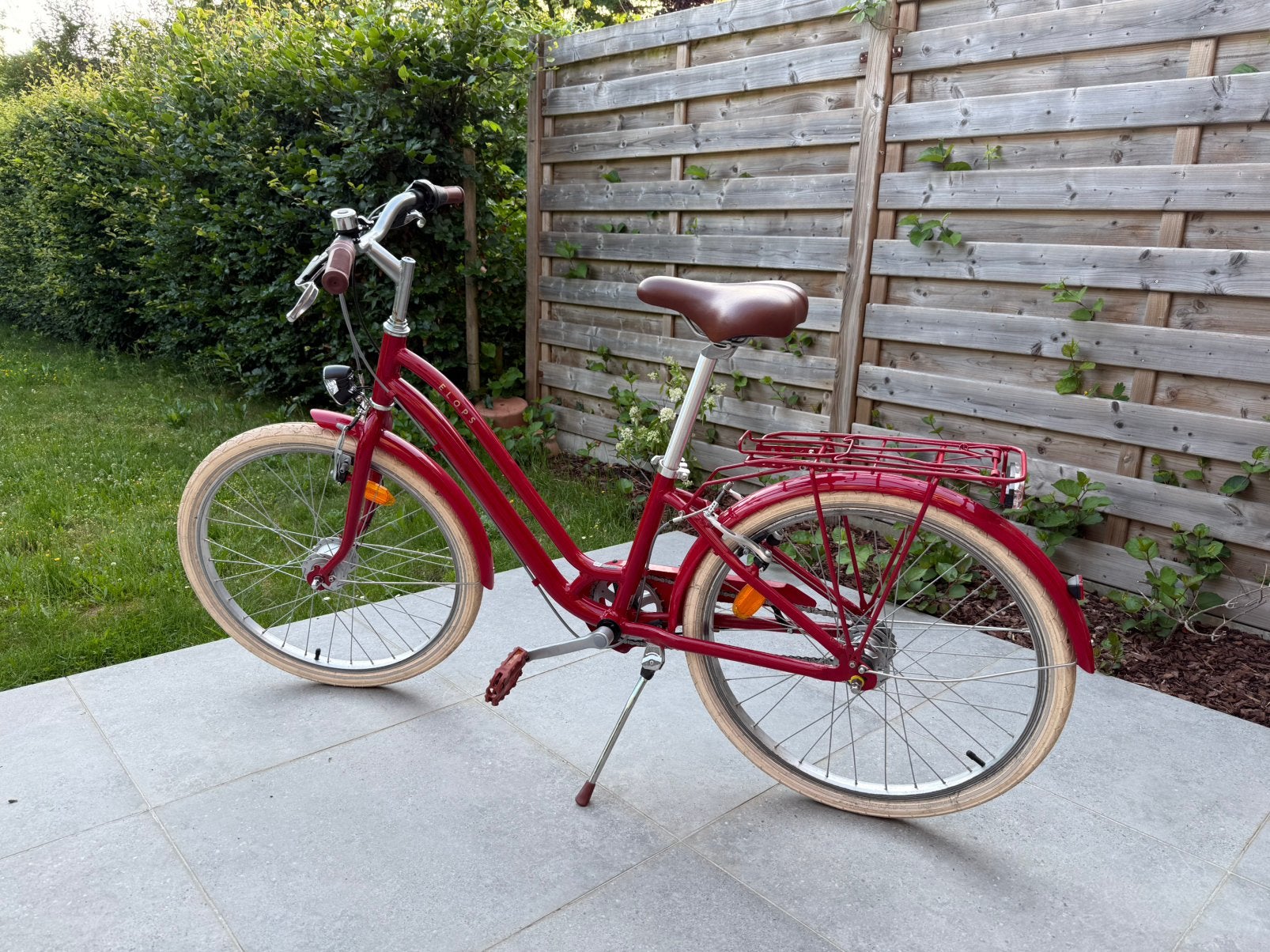 Meisjesfiets - rood - 24 inch, Autres marques, Moins de 10 vitesses, Enlèvement, Utilisé