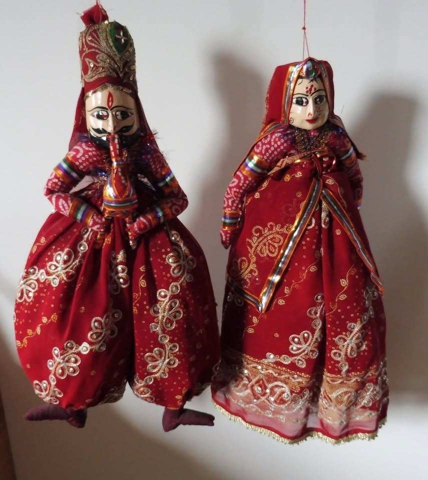 Couple de marionnettes Indienne, Antiquités & Art, Enlèvement