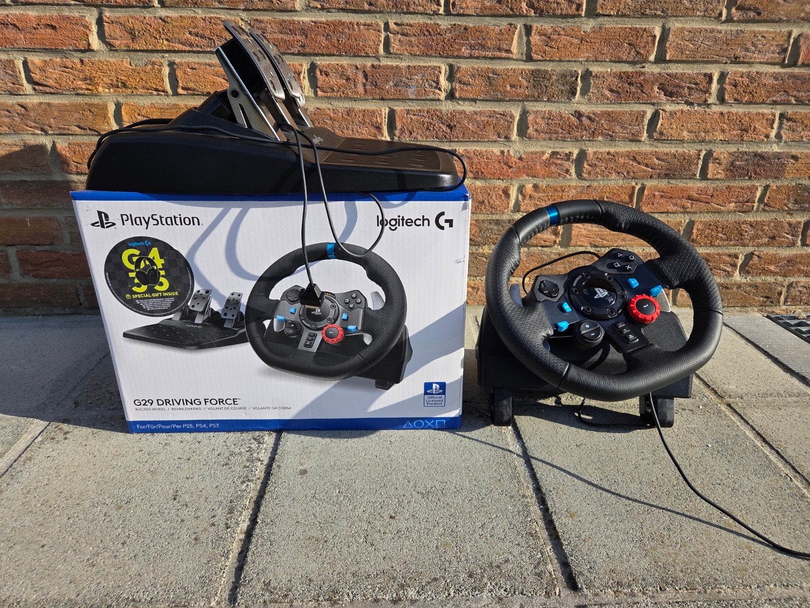 Volant PS5 Logitech G29, Consoles de jeu & Jeux vidéo, Comme neuf, Volant ou Pédales, PlayStation 5