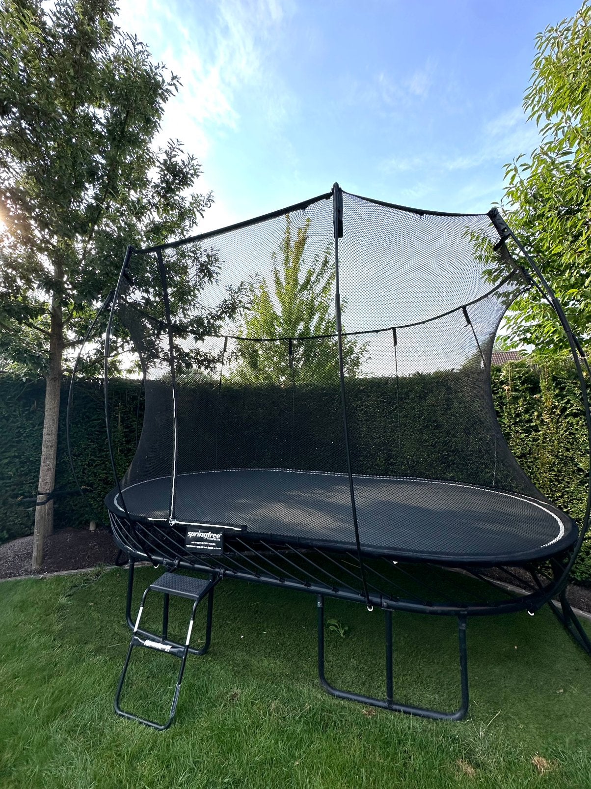 Springfree Trampoline Large Oval – Zeer goede staat, Ophalen, Zo goed als nieuw