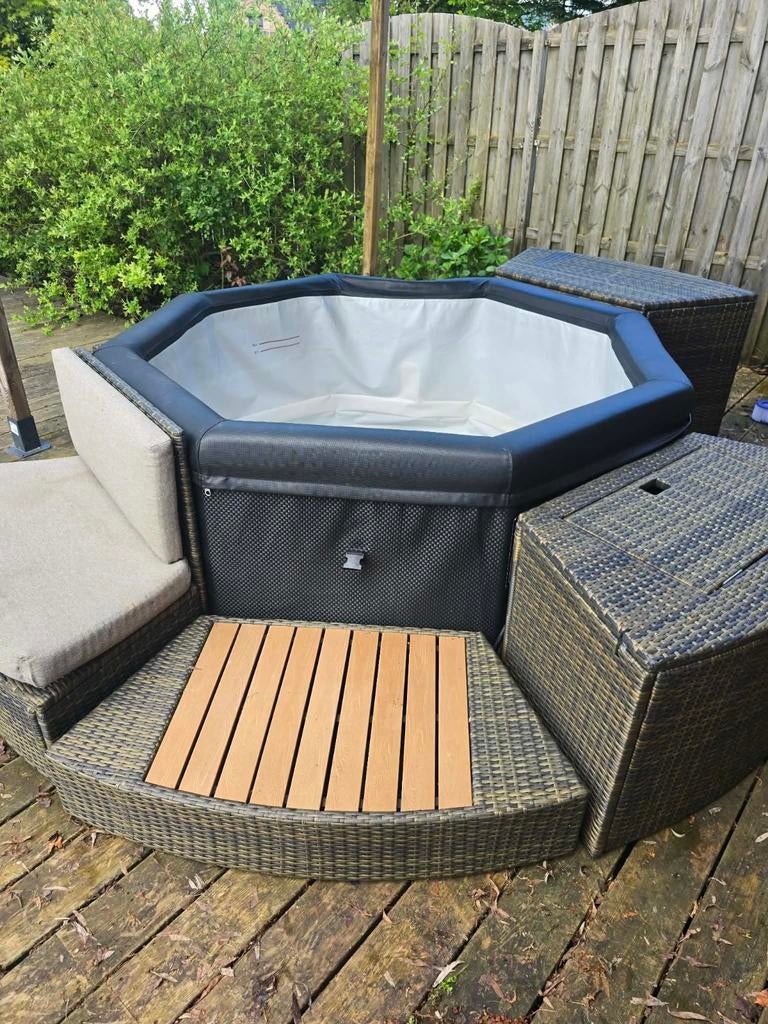 Spa semi rigide Netspa + mobilier, Pomp, Opblaasbaar