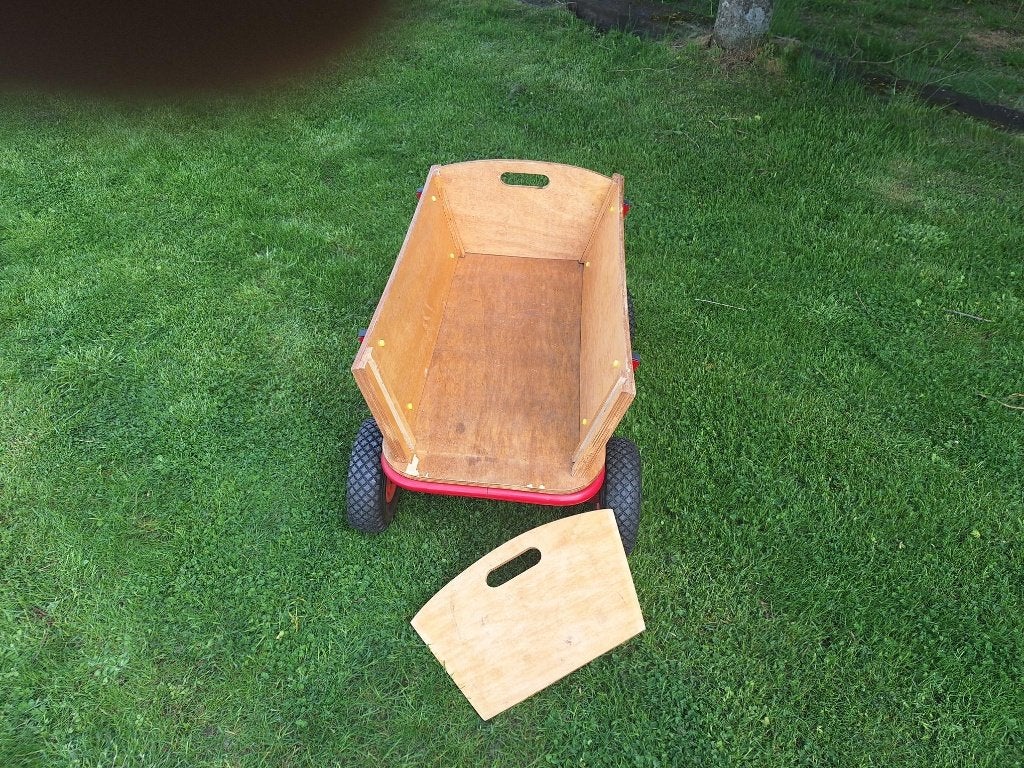 charette en bois pour enfants, Enlèvement, Utilisé, Véhicule à pousser