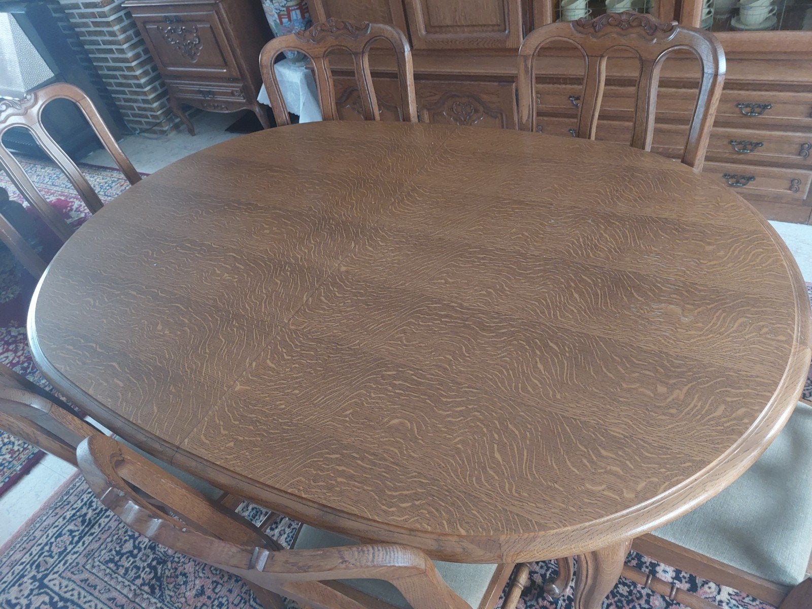 tafel met 6 stoelen, Antiek en Kunst, Ophalen
