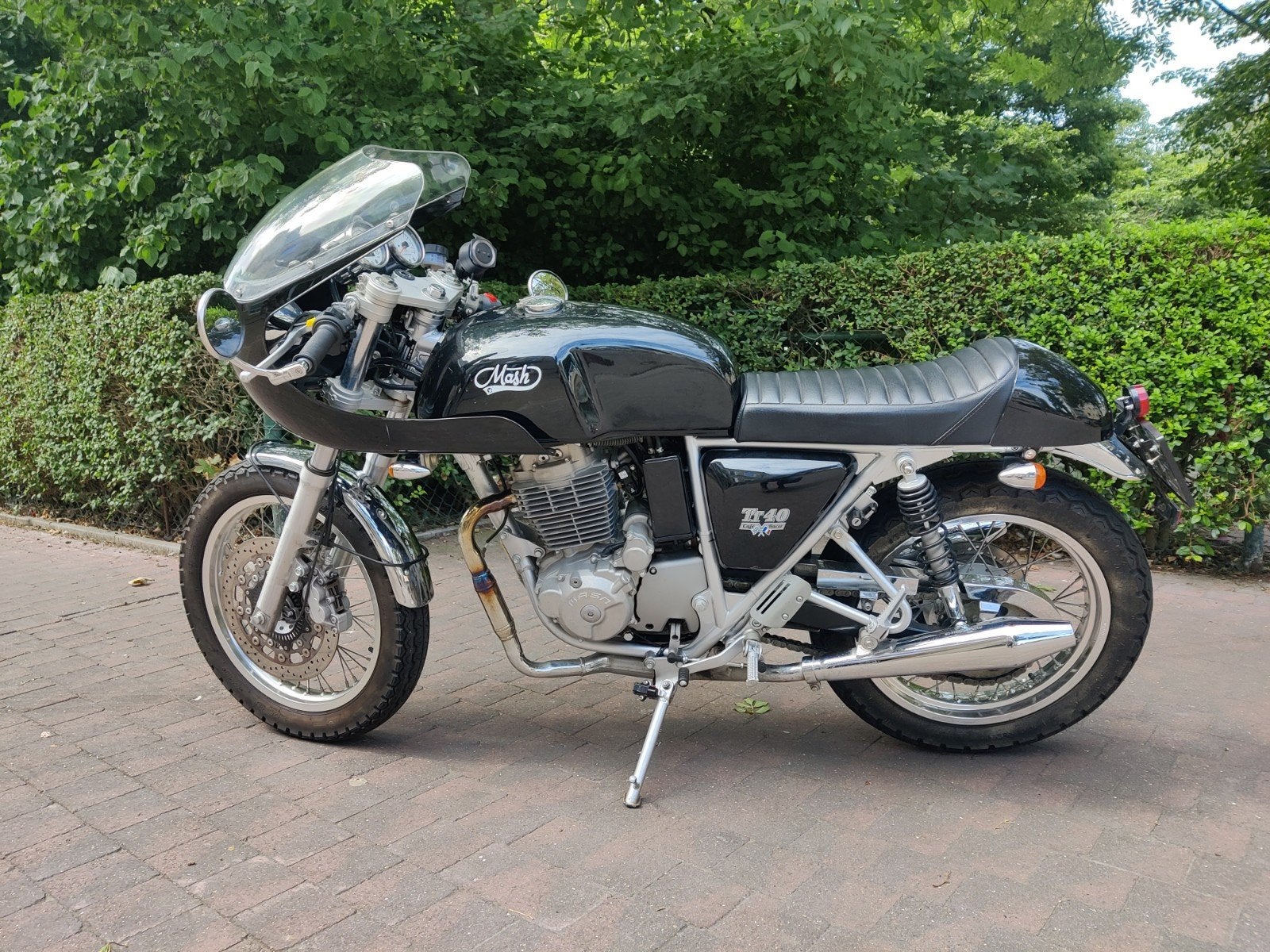 Mash TT40, A,A2 zwart, Particulier, Minimaal motorrijbewijs A2