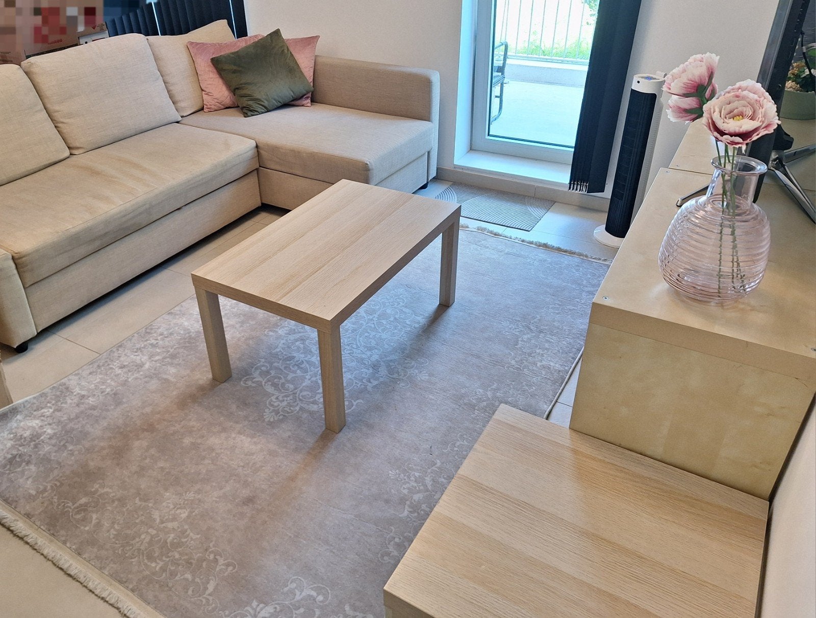 compleet woonkamer met slaapbank, Ophalen