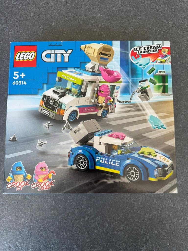 Lego City IJswagen politieachtervolging 60314, Compleet, City, Lego, Ophalen of Verzenden