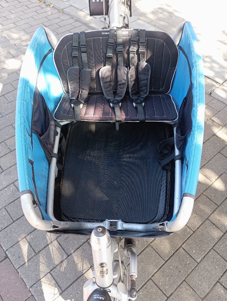 Bakfiets, Fietsen en Brommers, Ophalen, Gebruikt, 3 kinderen, Gazelle
