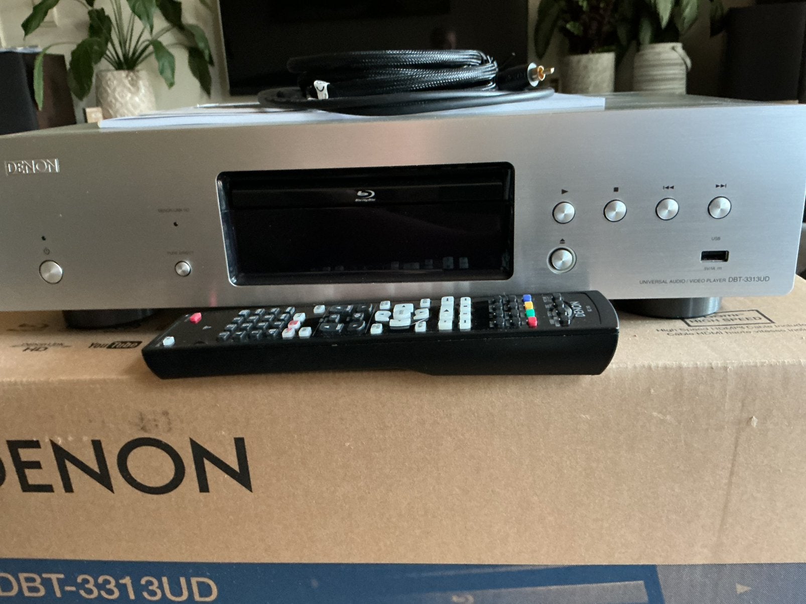 DBT-3313UD 3D Blu-ray ,dvd speler, Audio, Tv en Foto, Stereoketens, Ophalen of Verzenden, Zo goed als nieuw, Denon