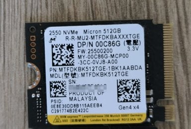 SSD M.2 2230 – 512 Go (Format Court / Compact), Informatique & Logiciels, Disques durs, SSD, Interne, Enlèvement, Utilisé