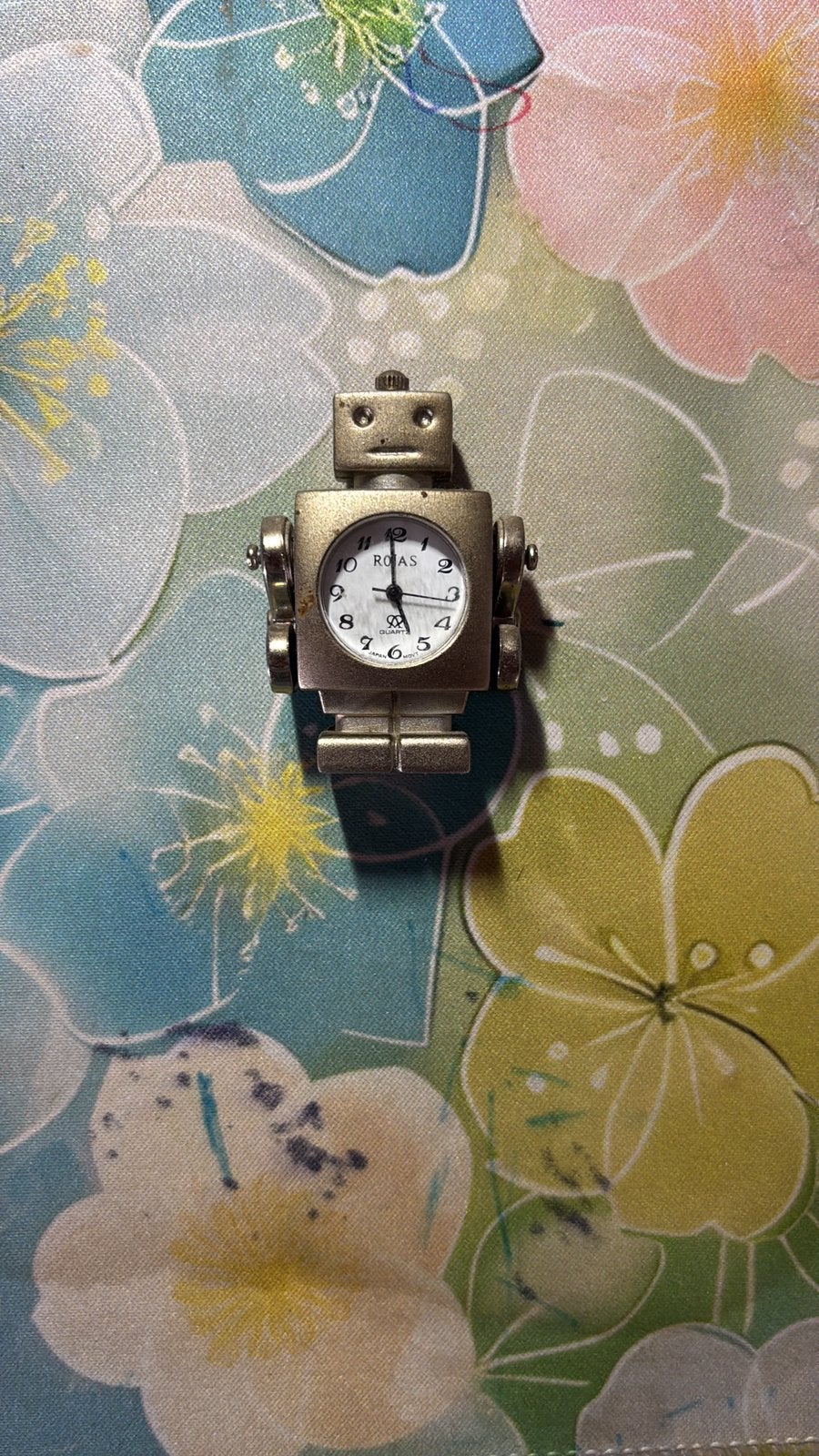 Vintage Rojas robot horloge – quartz – retro verzamelobject, Handtassen en Accessoires, Horloges | Dames, Ophalen, Zo goed als nieuw