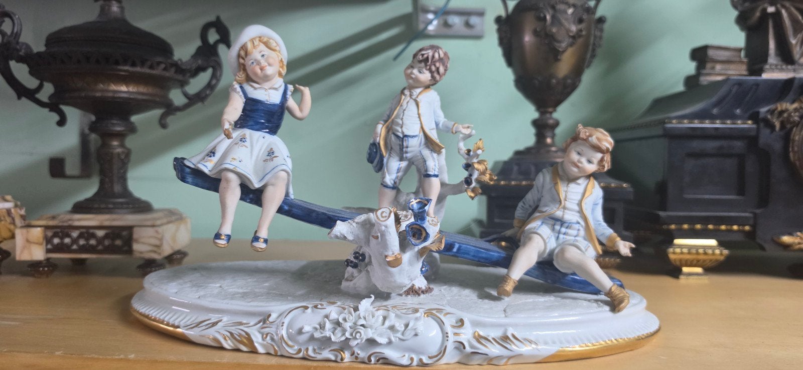 Groot Capodimonte Porseleinen Beeld, Ophalen