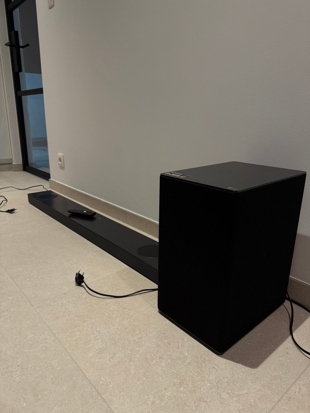 LG DSN9YG Soundbar + SPN8-W Subwoofer + Afstandsbediening, Audio, Tv en Foto, Ophalen, Bluetooth, Zo goed als nieuw