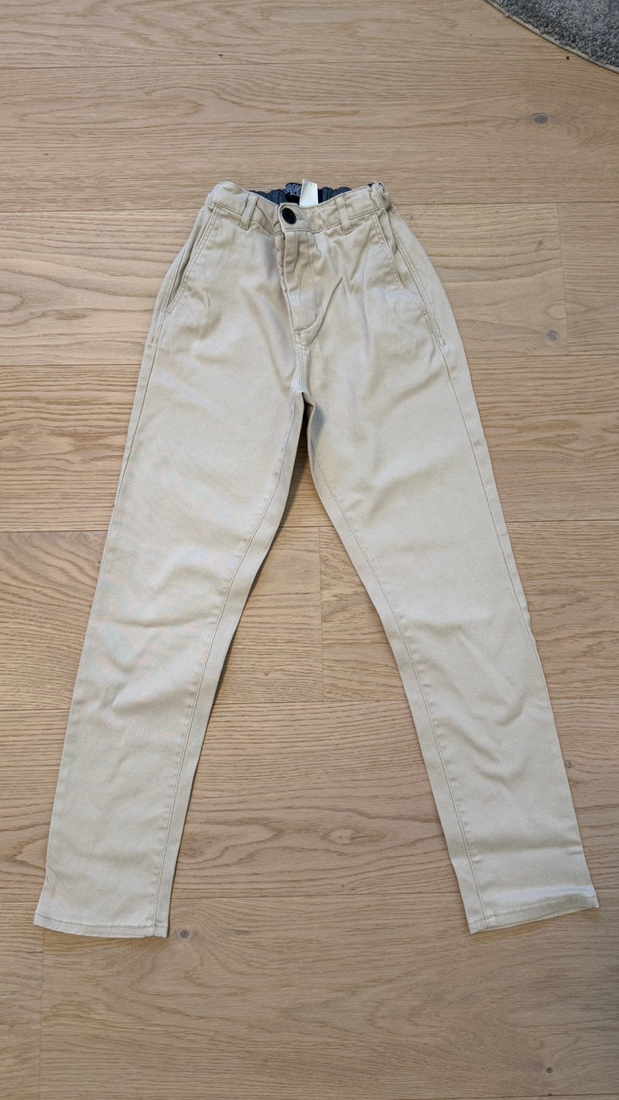 Beige broek maat 146, Kinderen en Baby's, Ophalen of Verzenden, Zo goed als nieuw, Broek