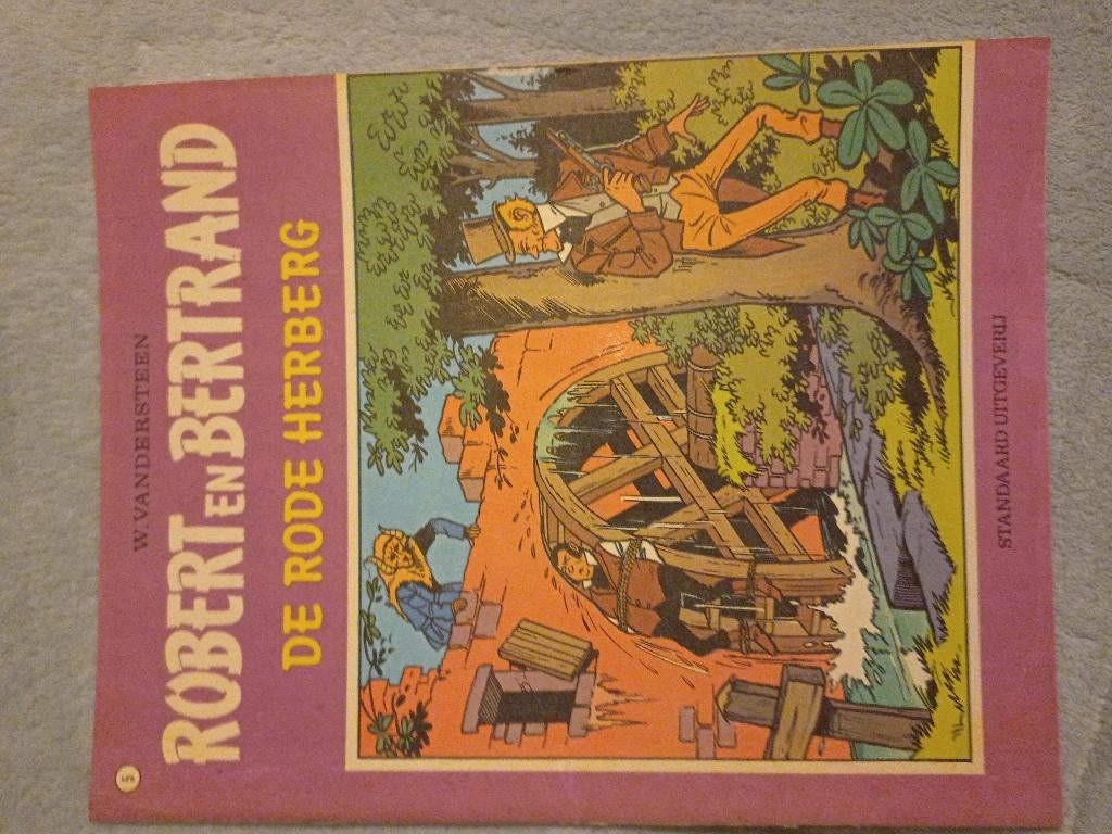 Robert en Bertrand : De rode herberg, Boeken, Stripverhalen, Eén stripboek, Ophalen of Verzenden, Gelezen, Willy Vandersteen