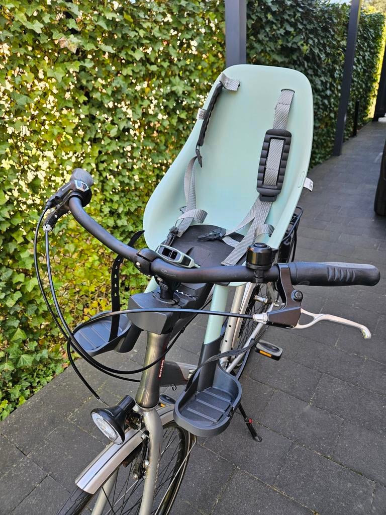 Fietsstoeltje Urban Iki, Fietsen en Brommers, Fietsaccessoires | Fietsstoeltjes, Ophalen, Voetsteuntjes, Voorzitje, Zo goed als nieuw