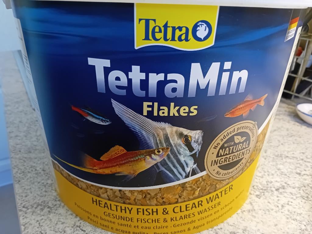 TetraMin Flakes visvoer 10 liter 2100 gram, Ophalen of Verzenden, Vis