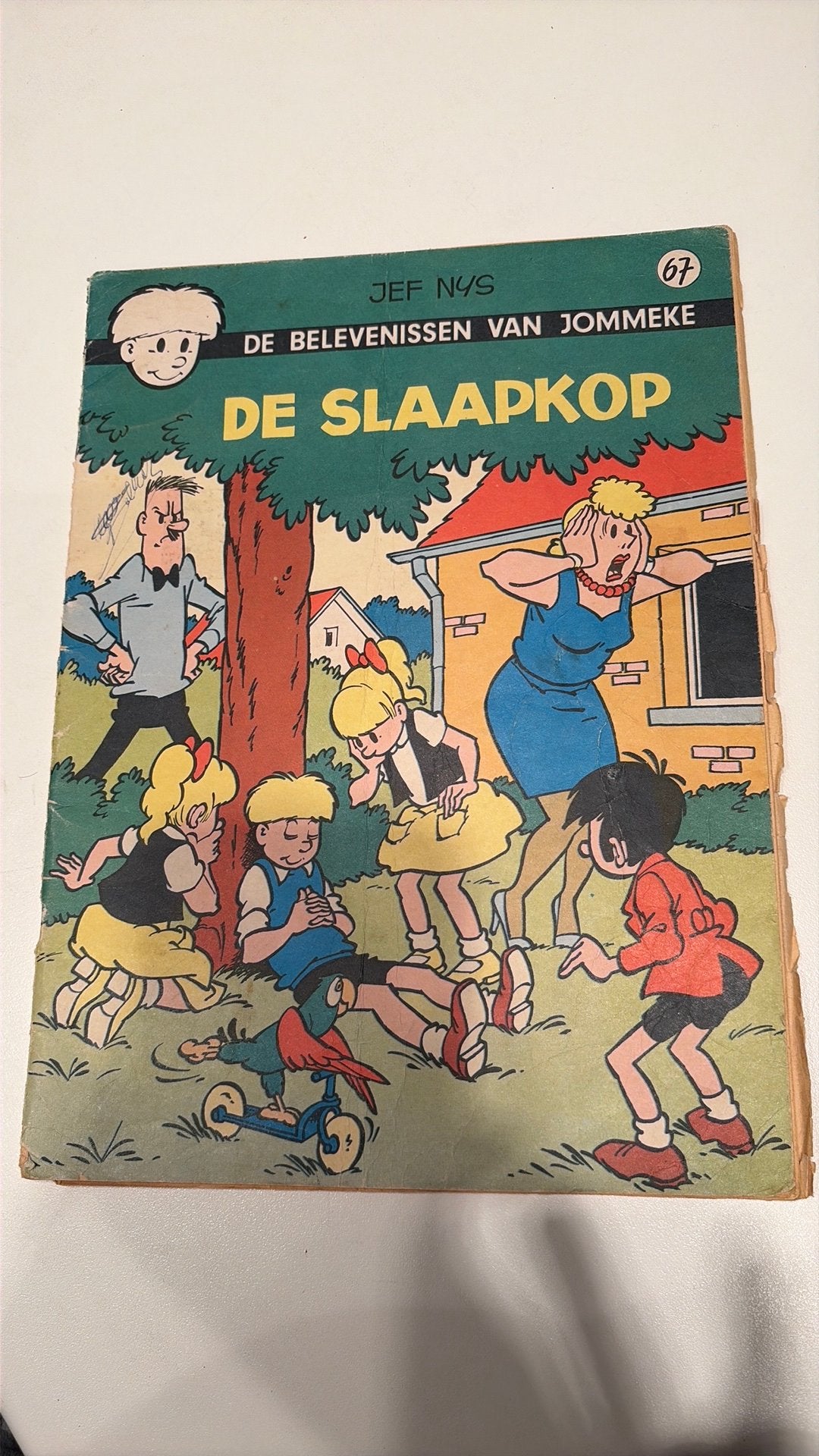 Jommeke nr. 67 – De Slaapkop – eerste druk 1974, Boeken, Stripverhalen, Eén stripboek, Ophalen, Gelezen