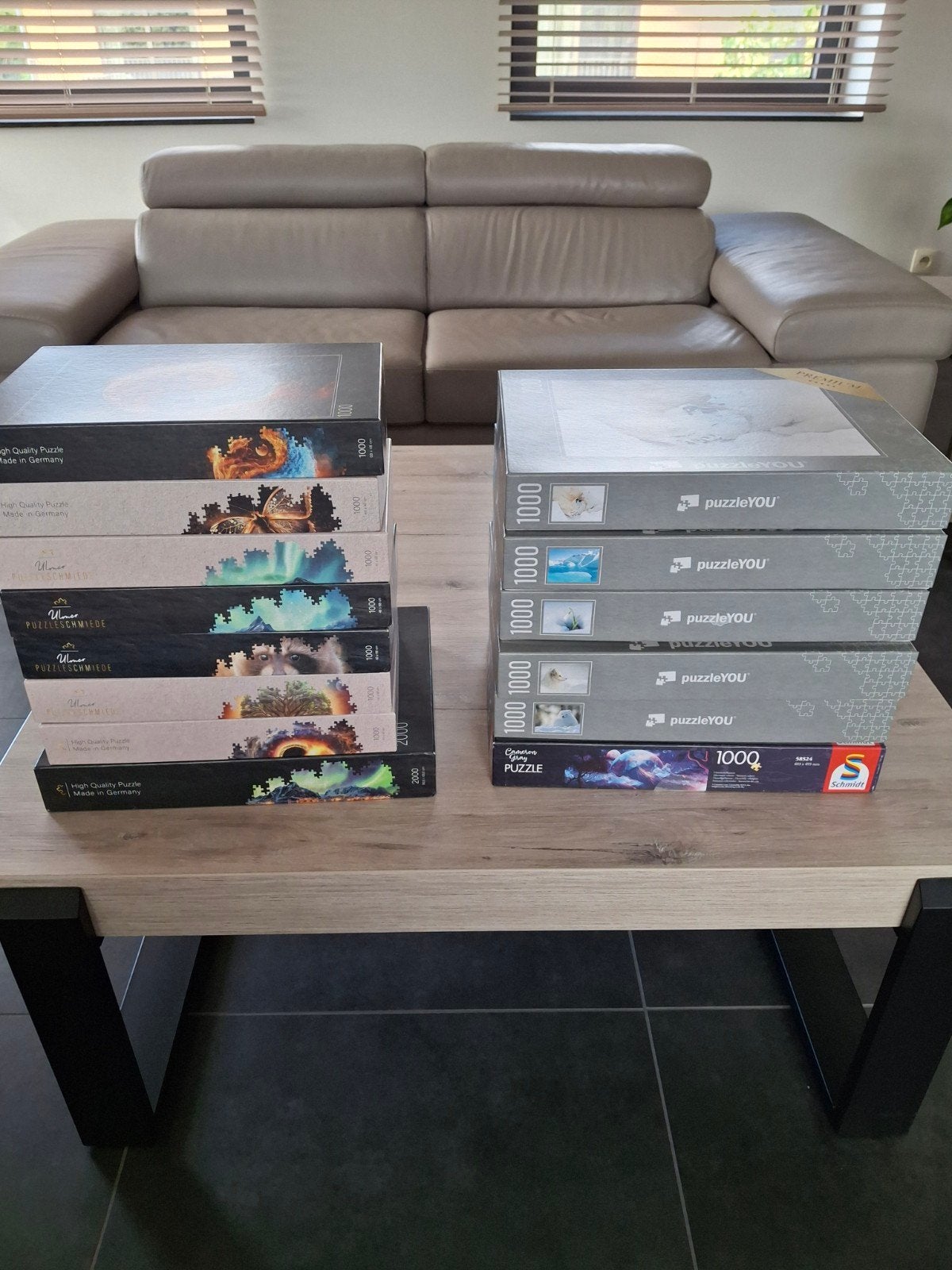 legpuzzels, Enlèvement ou Envoi