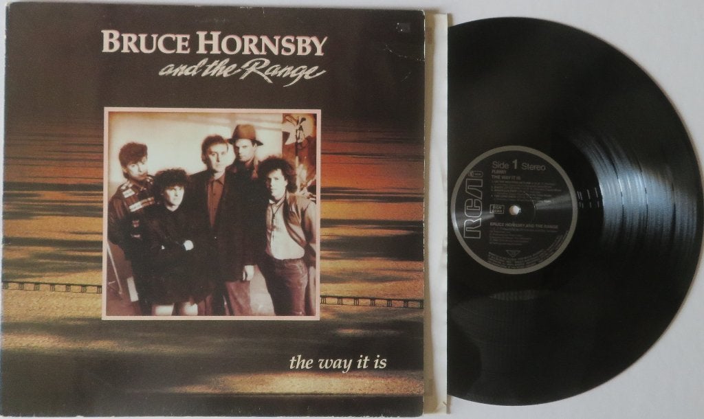 Bruce Hornsby and the Range - That's the way it is. Lp, LP, Gebruikt, Inclusief binnenhoes, Ophalen of Verzenden
