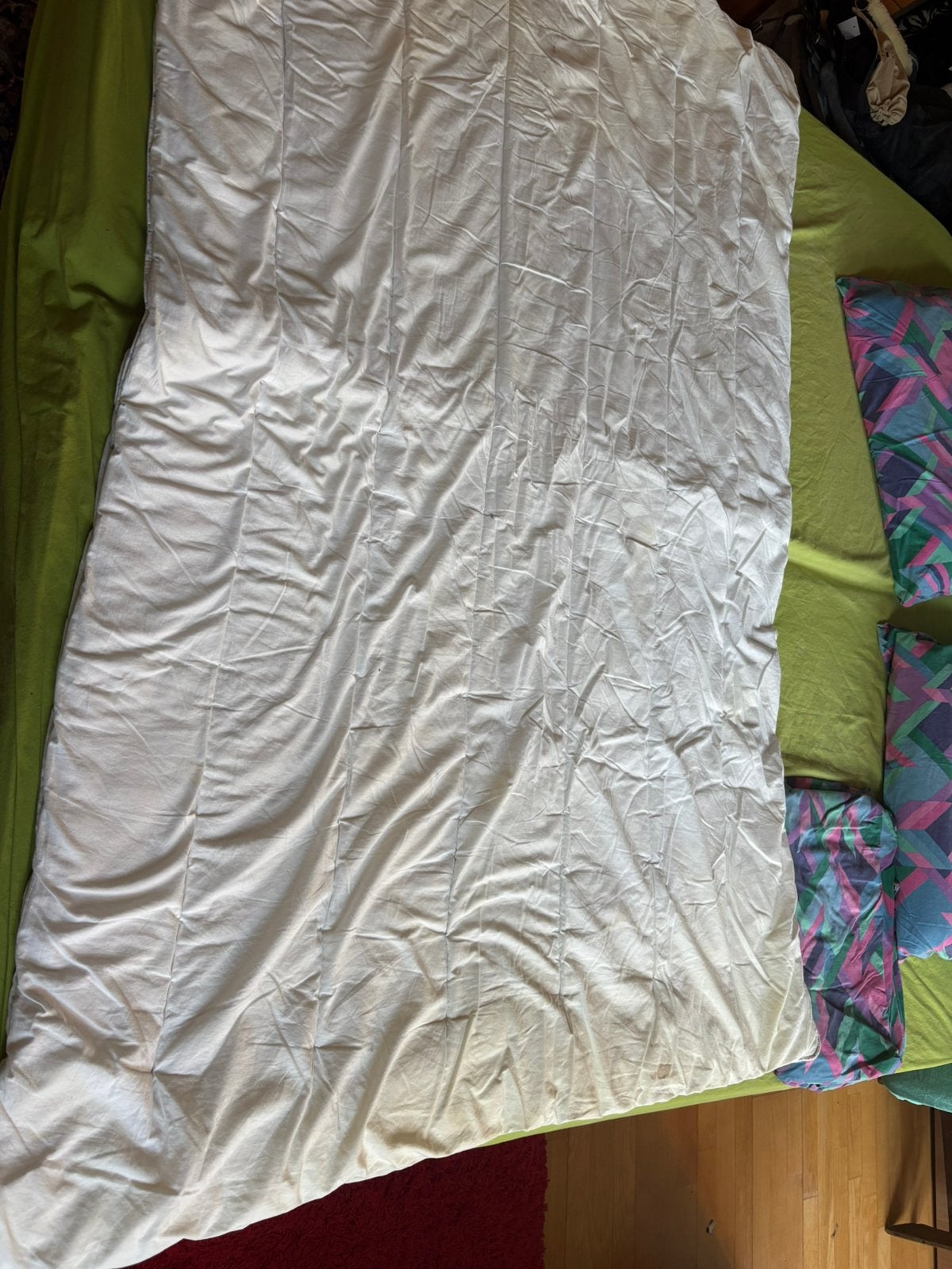 couette, Enlèvement, Utilisé, Polyester