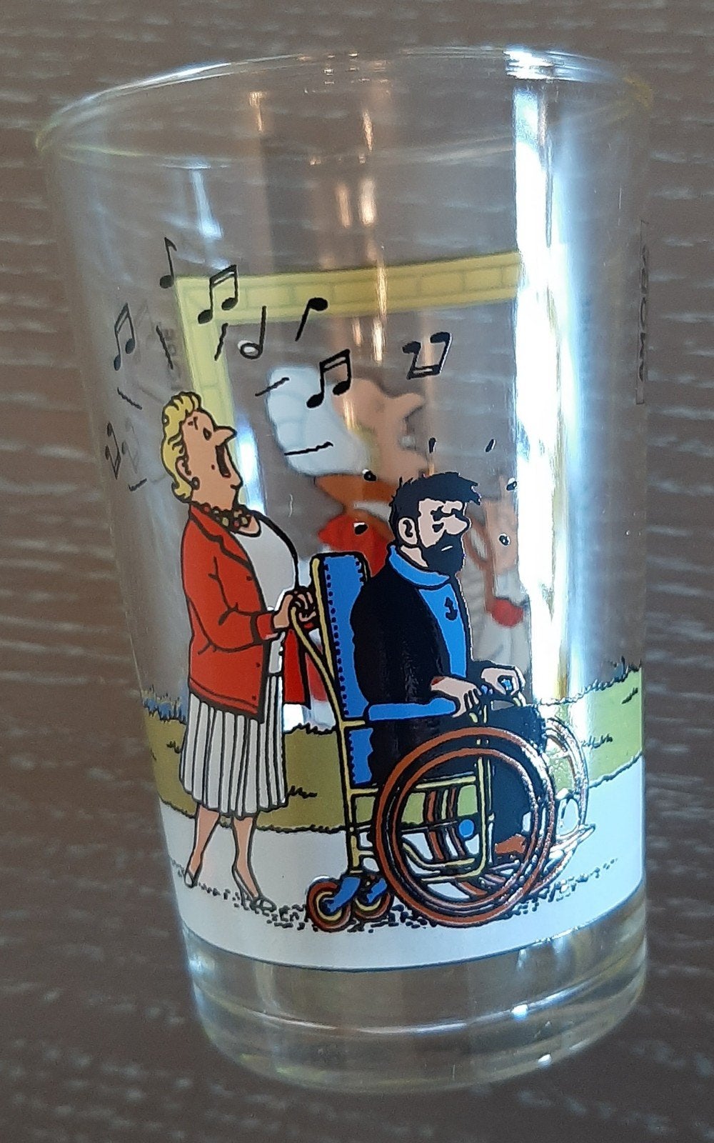 kuifje glas Amora 1994, Ophalen of Verzenden, Kuifje