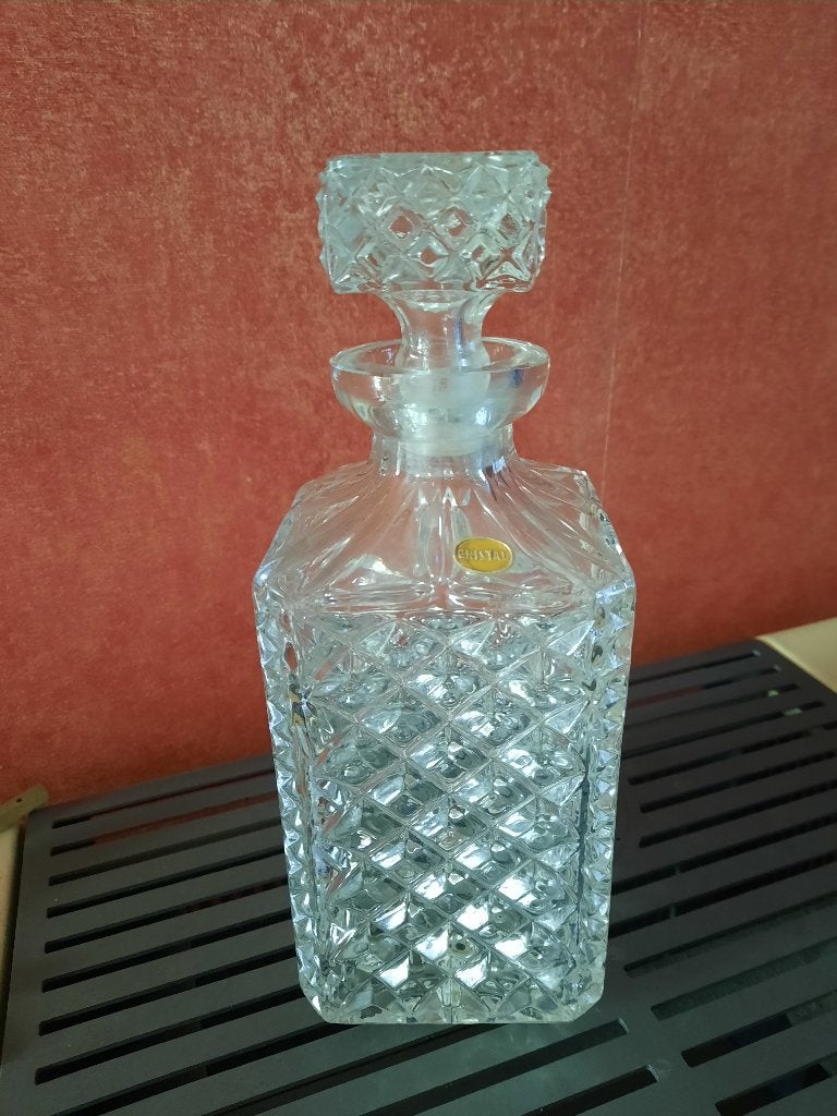 carafe alcool en cristal, Enlèvement