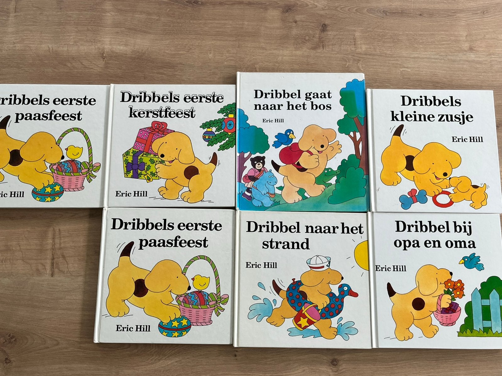 Prentenboeken Dribbel Eric Hill voor peuters, Livres, Livres pour enfants | 0 an et plus, Enlèvement ou Envoi, Comme neuf