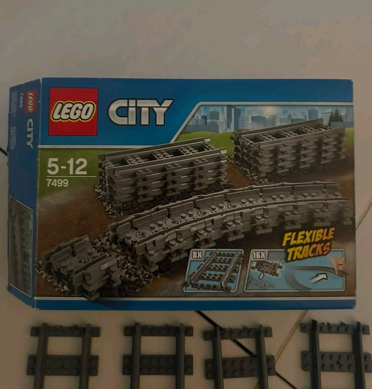 LEGO City 7499 - Treinrails & Flexibele sporen - Met doos, Inclusief instructies, City, Lego, Ophalen of Verzenden