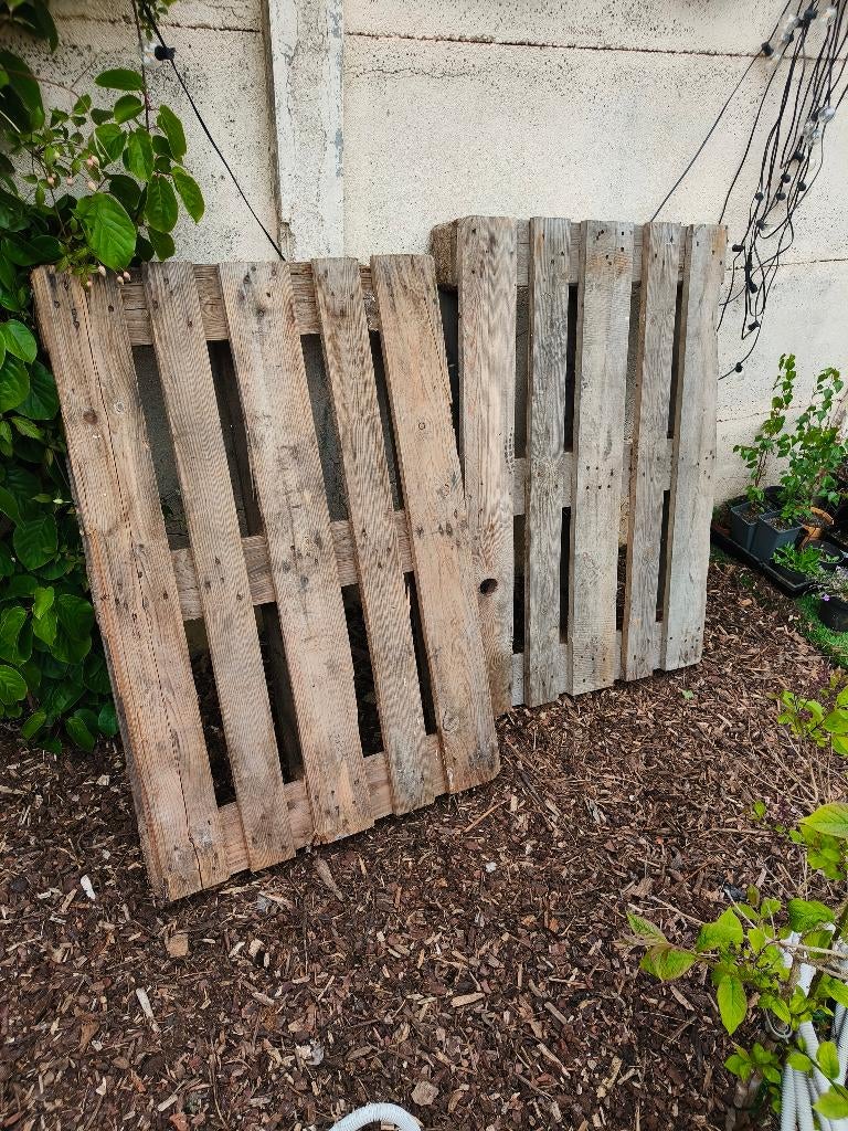 Twee hele zware Europaletten, Doe-het-zelf en Bouw, Hout en Planken, Ophalen