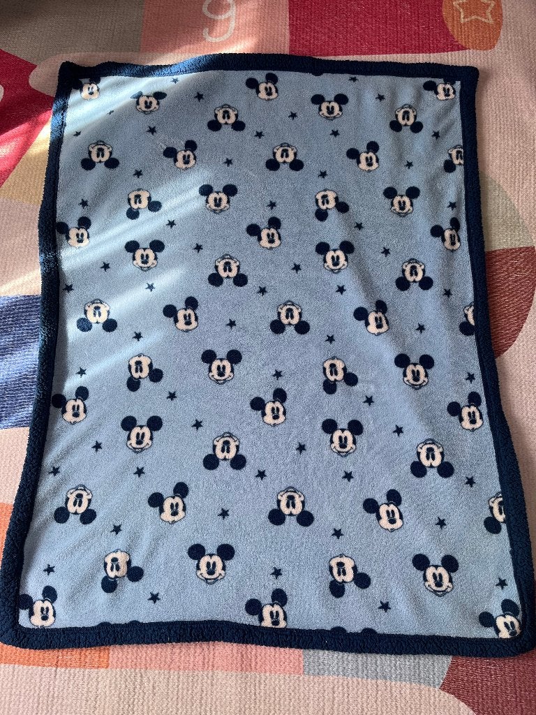 Baby dekens, Enlèvement, Comme neuf, Bleu, Couverture