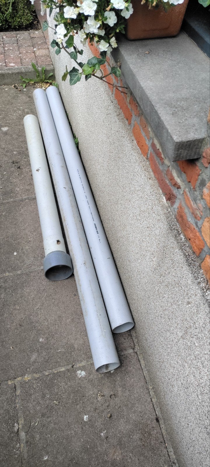 PVC buizen versch lengtes gratis, Ophalen, Afvoer, Zo goed als nieuw, Minder dan 2 meter